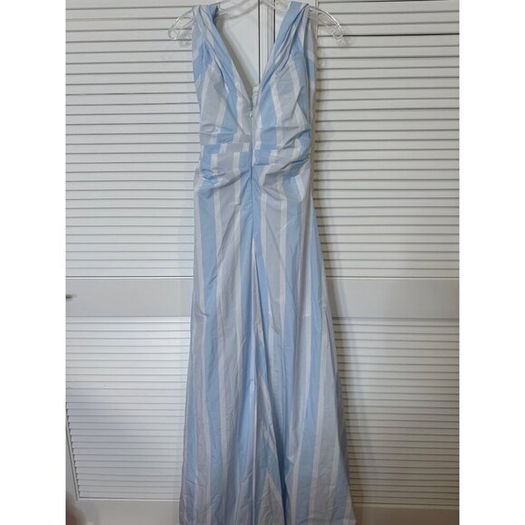 STAUD Lipari Adriatic Stripe Off-Shoulder Maxi Dress Size 6 - Picture 10 of 10